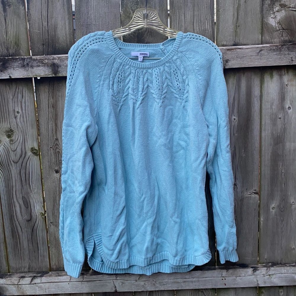 Sonoma blue sweater sz. L